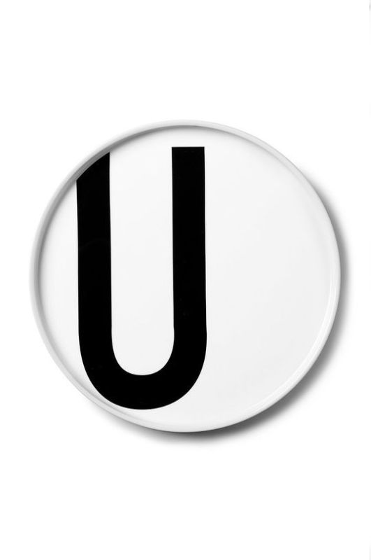 Design Letters - Тарелка цвет белый (1961650)