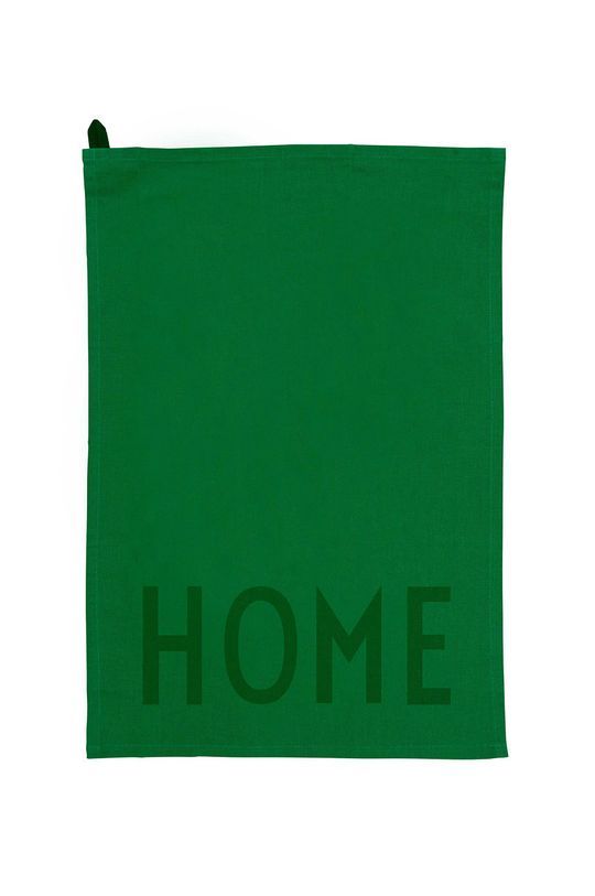 Design Letters - Набір кухонних рушників (2-pack) колір зелений (1963157)