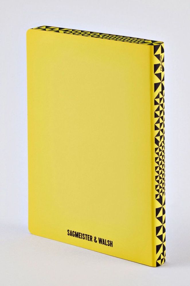 Nuuna - Блокнот HAPPY BOOK BY STEFAN SAGMEISTER цвет желтый фото 2
