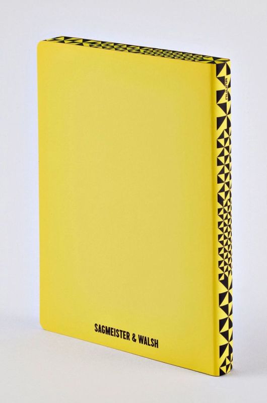 Nuuna - Блокнот HAPPY BOOK BY STEFAN SAGMEISTER колір жовтий фото 2