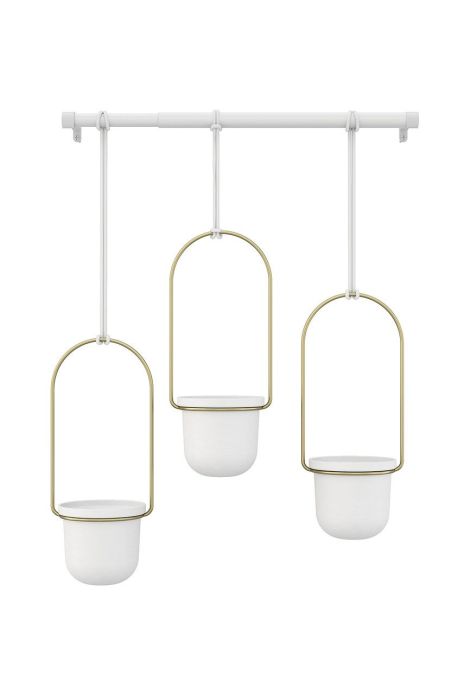 Umbra - Квітник з трьома горщиками колір білий Umbra - Квітник з трьома горщиками колір білий