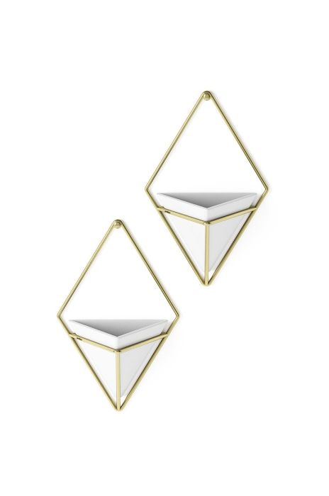 Umbra - Набір настінних горщиків (2-pack) колір білий (1963572) Umbra - Набір настінних горщиків (2-pack) колір білий (1963572)