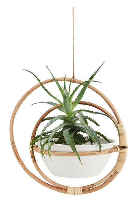 Madam Stoltz - Підставка під квіти підвісна колір коричневий Madam Stoltz - Підставка під квіти підвісна колір коричневий