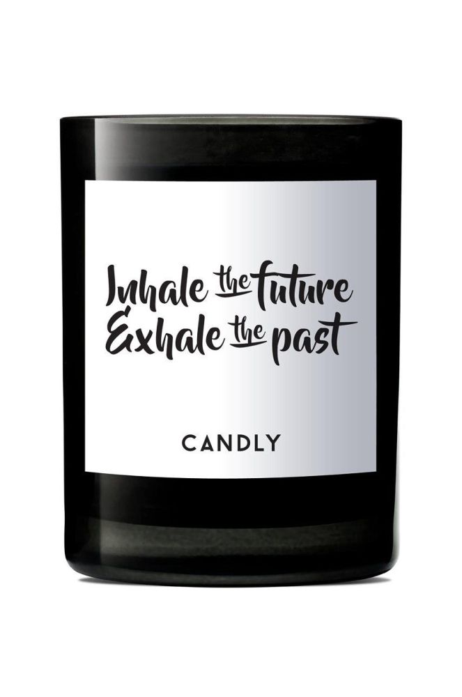 Candly - Ароматична соєва свічка Inhale the future/Exhale the past 250 g колір чорний