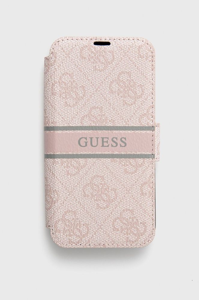 Чохол на телефон Guess колір рожевий iPhone 13 Mini