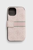 Чохол на телефон Guess колір рожевий iPhone 13 Mini