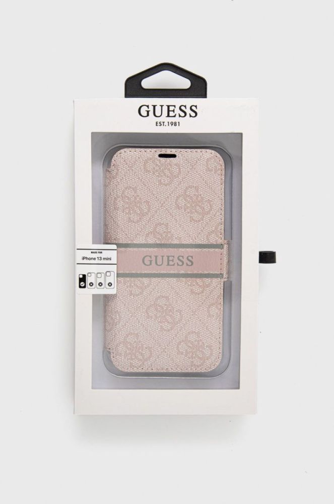 Чехол на телефон Guess цвет розовый iPhone 13 Mini фото 4