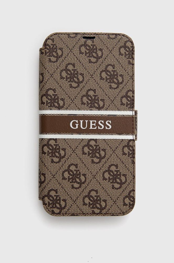 Чохол на телефон Guess колір коричневий iPhone 13