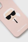 Чохол на телефон Karl Lagerfeld колір рожевий iPhone 13 Pro Max Чохол на телефон Karl Lagerfeld колір рожевий iPhone 13 Pro Max