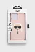 Чохол на телефон Karl Lagerfeld колір рожевий iPhone 13 Pro Max Чохол на телефон Karl Lagerfeld колір рожевий iPhone 13 Pro Max