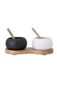 Bloomingville Контейнер для спецій з ложкою (2-pack) колір чорний фото 2