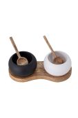 Bloomingville Контейнер для спецій з ложкою (2-pack) колір чорний фото 4