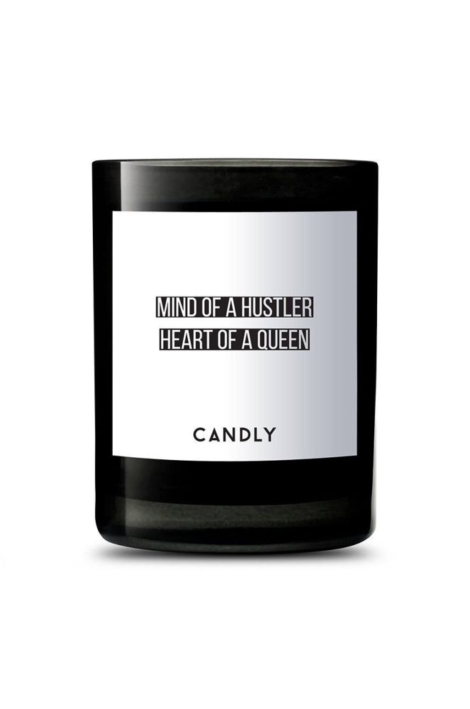 Candly - Ароматизована свічка Mind of a Hustler / Heart of a Queen 250 g колір чорний