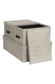 Bigso Box of Sweden Набір коробок для зберігання Inge (3-pack) колір бежевий (2103845) Bigso Box of Sweden Набір коробок для зберігання Inge (3-pack) колір бежевий (2103845)