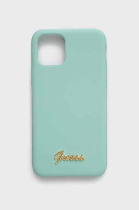 Чохол на телефон Guess колір бірюзовий Чохол на телефон Guess колір бірюзовий