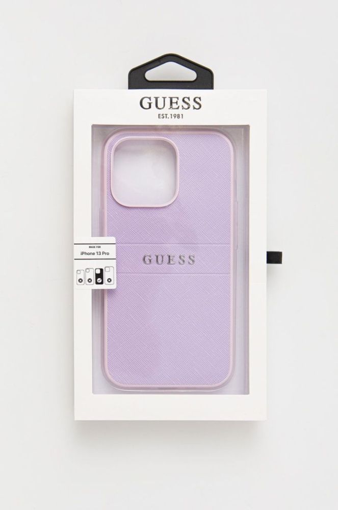 Чохол на телефон Guess колір фіолетовий фото 4