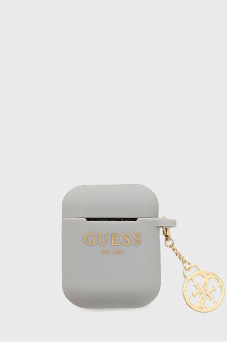 Чохол для airpods Guess Airpods Cover колір сірий
