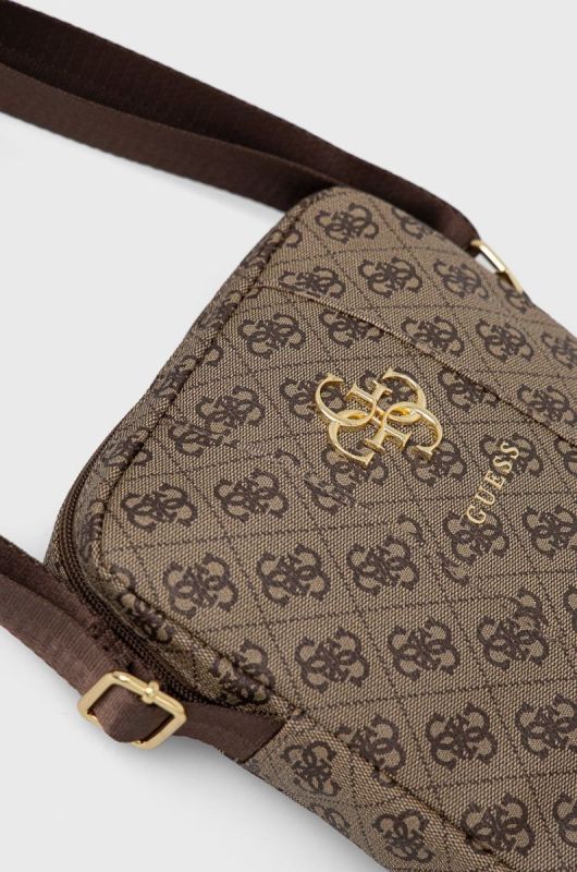 Сумка Guess Torba 10 колір коричневий фото 2