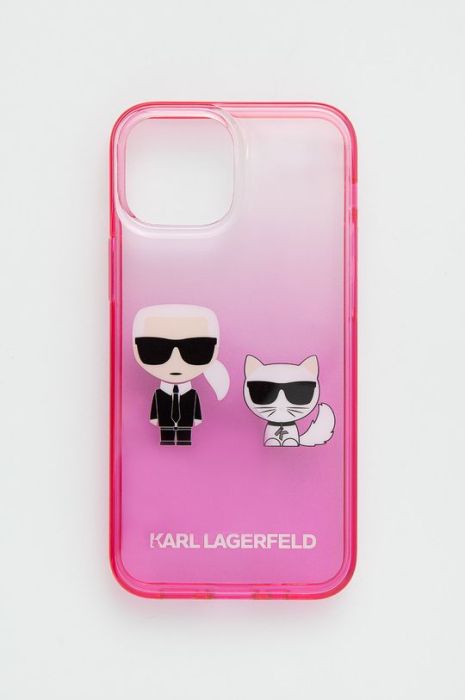 Чохол на телефон Karl Lagerfeld Iphone 13 Mini 5,4'' колір рожевий Чохол на телефон Karl Lagerfeld Iphone 13 Mini 5,4'' колір рожевий