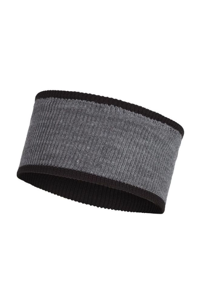 Пов'язка на голову Buff Crossknit колір чорний фото 2