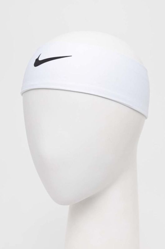 Пов'язка на голову Nike колір білий (2839908) фото 2
