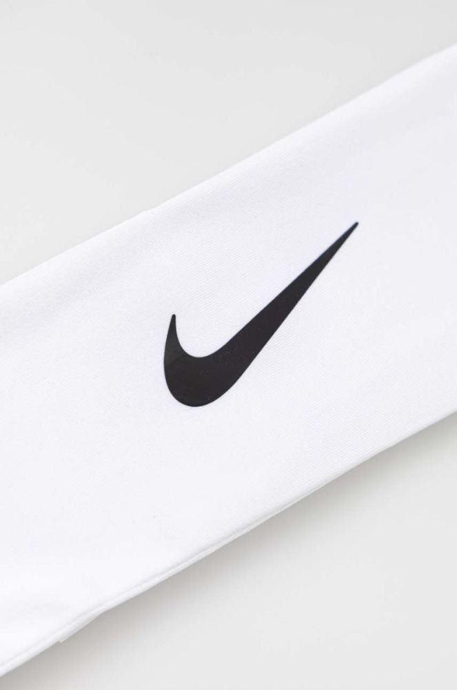 Пов'язка на голову Nike колір білий (2839908) фото 3