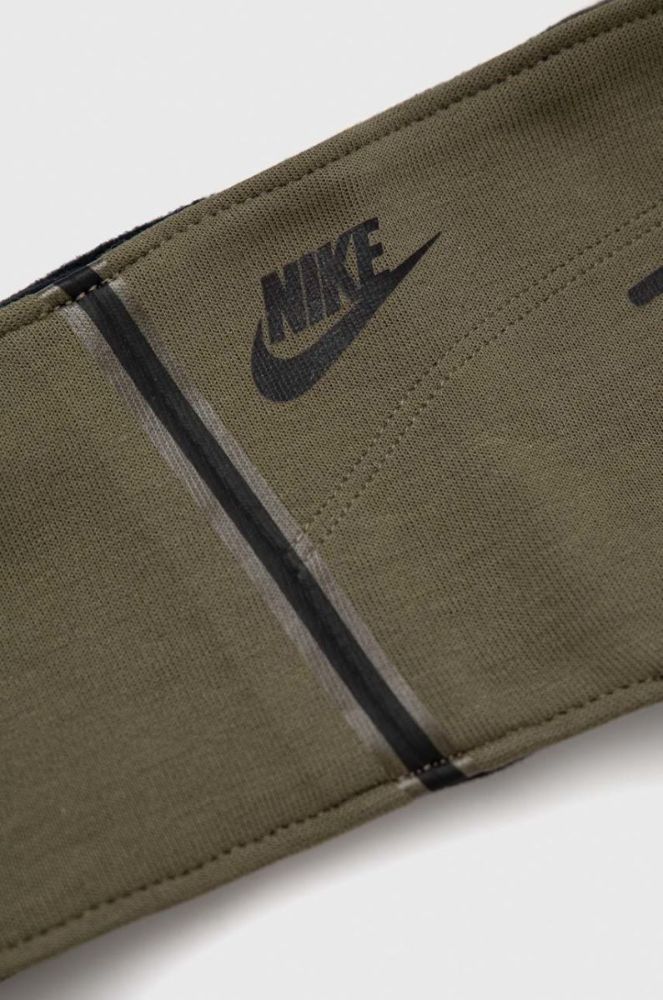 Пов'язка на голову Nike колір зелений фото 3