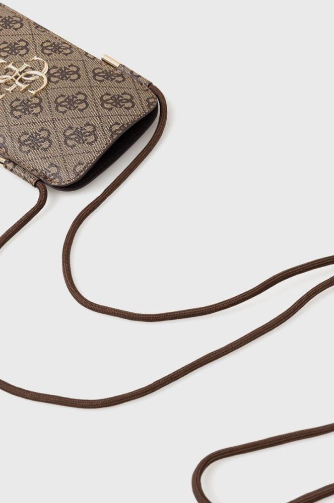 Чохол для телефону Guess Torebka Na Telefon 6,7'' колір коричневий фото 2