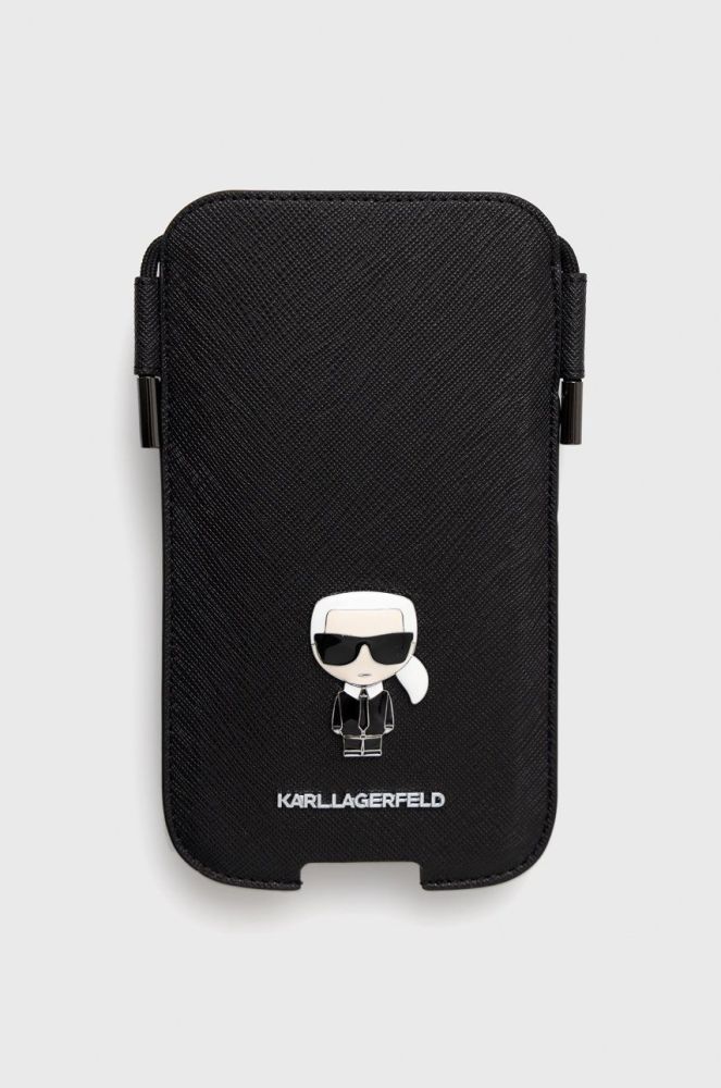 Чохол для телефону Karl Lagerfeld Pokrowiec Na Telefon 6,1'' колір чорний