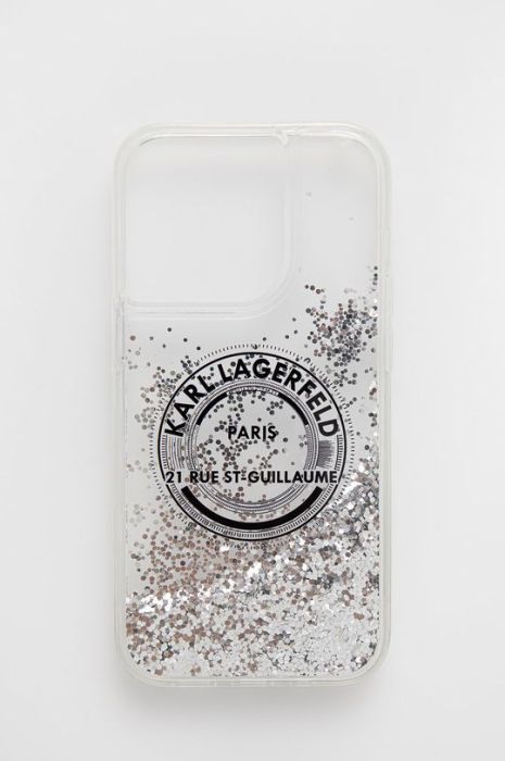 Чохол на телефон Karl Lagerfeld Iphone 14 Pro 6,1" колір срібний (2787372) Чохол на телефон Karl Lagerfeld Iphone 14 Pro 6,1" колір срібний (2787372)