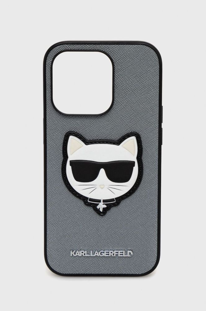 Чохол на телефон Karl Lagerfeld Iphone 14 Pro 6,1" колір срібний (2788188)