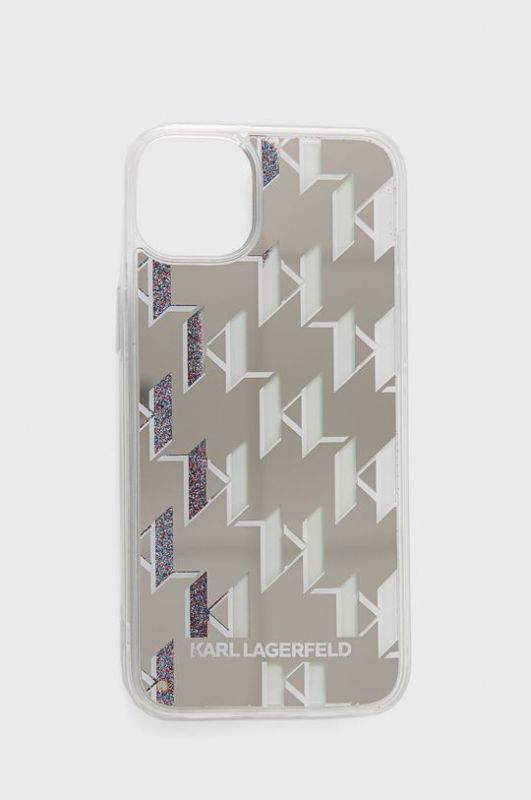Чохол на телефон Karl Lagerfeld Iphone 14 Plus 6,7" колір срібний