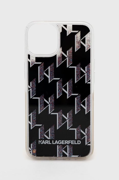 Чохол на телефон Karl Lagerfeld Iphone 14 6,1" колір чорний (2778212) Чохол на телефон Karl Lagerfeld Iphone 14 6,1" колір чорний (2778212)