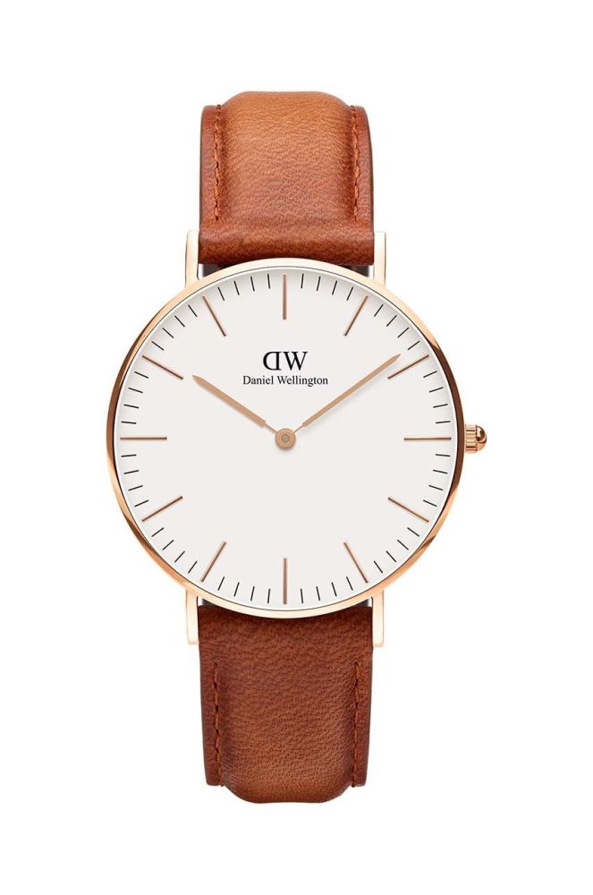 Годинник Daniel Wellington Classic 36 Durham колір рожевий