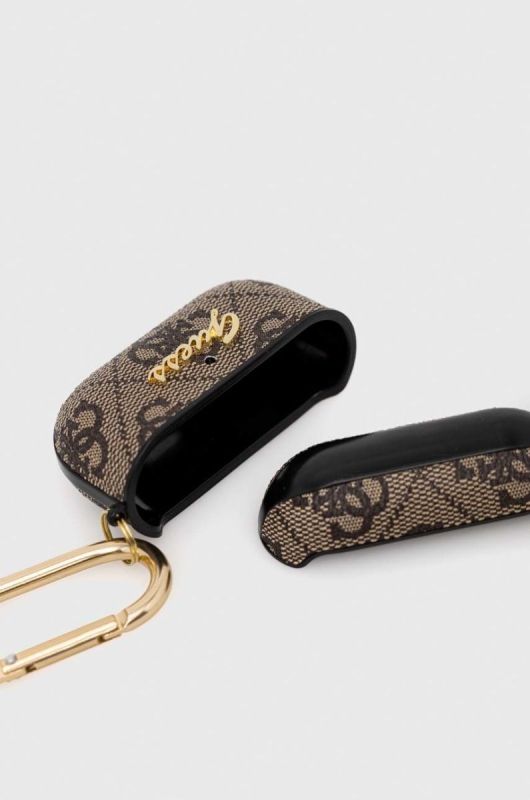 Чохол для airpods pro Guess Airpods Pro Cover колір коричневий фото 2