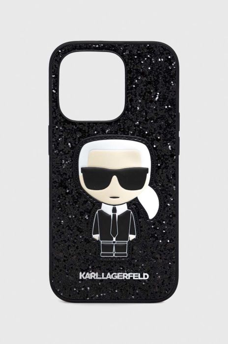 Чохол на телефон Karl Lagerfeld Iphone 14 Pro 6,1" колір чорний (2846887) Чохол на телефон Karl Lagerfeld Iphone 14 Pro 6,1" колір чорний (2846887)