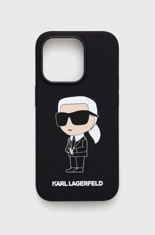 Чохол на телефон Karl Lagerfeld iPhone 14 Pro 6,1" колір чорний (2903053)