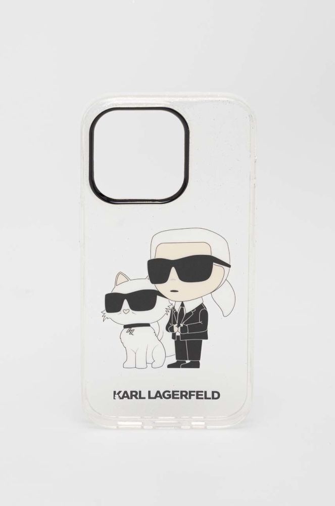 Чохол на телефон Karl Lagerfeld iPhone 14 Pro 6,1" колір прозорий (2900277)