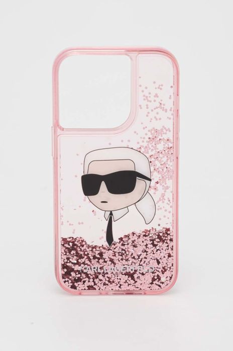 Чохол на телефон Karl Lagerfeld iPhone 14 Pro 6,1" колір рожевий (2900165)