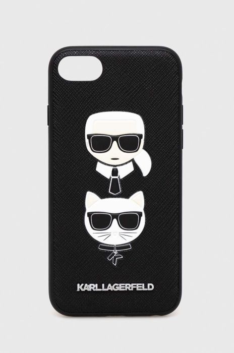 Чохол на телефон Karl Lagerfeld iPhone 7/8 / SE 2020 / SE 2022 колір чорний Чохол на телефон Karl Lagerfeld iPhone 7/8 / SE 2020 / SE 2022 колір чорний