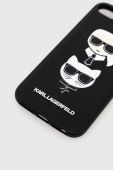 Чохол на телефон Karl Lagerfeld iPhone 7/8 / SE 2020 / SE 2022 колір чорний Чохол на телефон Karl Lagerfeld iPhone 7/8 / SE 2020 / SE 2022 колір чорний