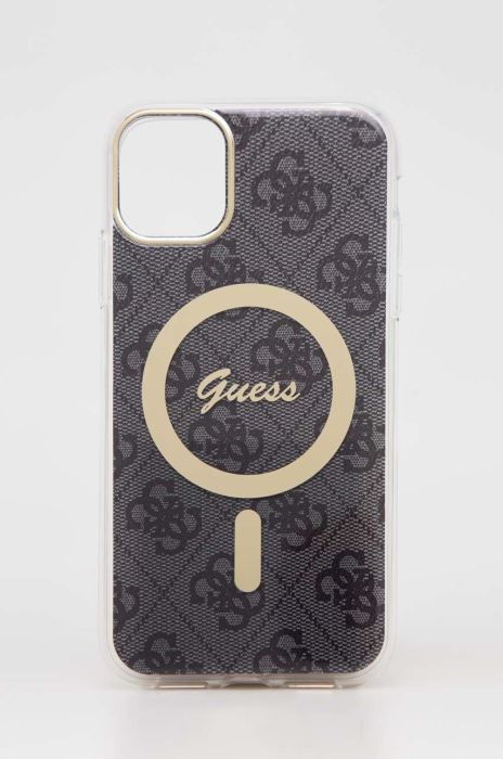 Чохол і зарядний пристрій для телефону Guess iPhone 11 6,1'' колір чорний Чохол і зарядний пристрій для телефону Guess iPhone 11 6,1'' колір чорний