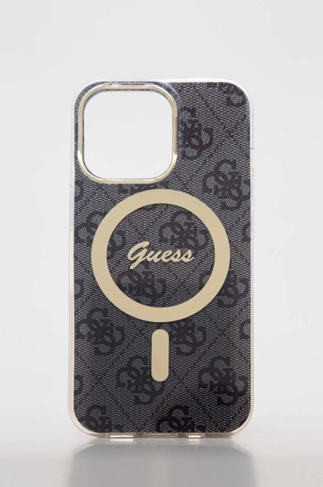 Чохол і зарядний пристрій для телефону Guess iPhone 13 Pro колір чорний
