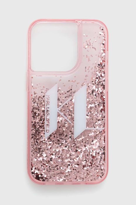 Чохол на телефон Karl Lagerfeld iPhone 14 Pro 6,1" колір рожевий (2918993) Чохол на телефон Karl Lagerfeld iPhone 14 Pro 6,1" колір рожевий (2918993)