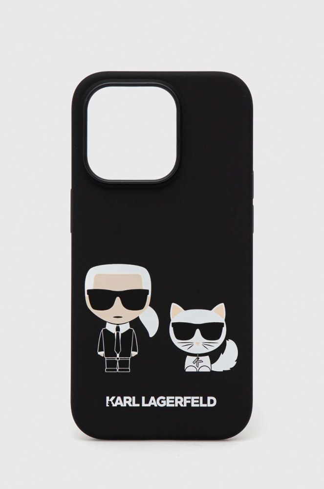 Чохол на телефон Karl Lagerfeld iPhone 14 Pro 6,1" колір чорний (2918835)