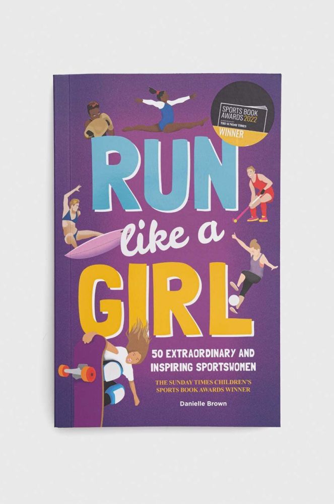 Книга Button Books Run Like A Girl, Danielle Brown колір барвистий