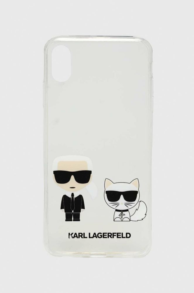 Чохол на телефон Karl Lagerfeld iPhone Xs Max колір прозорий