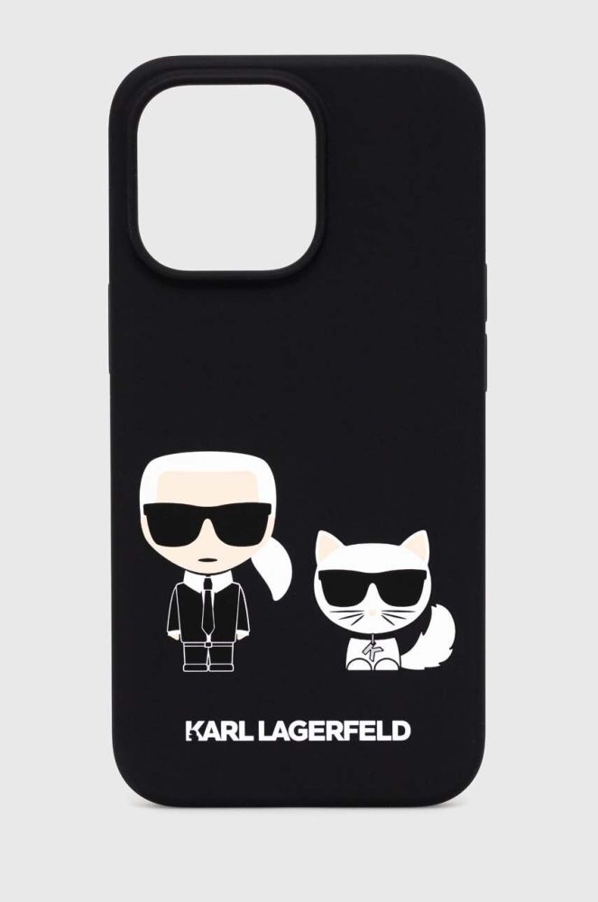 Чохол на телефон Karl Lagerfeld iPhone 13 Pro / 13 6,1 колір чорний