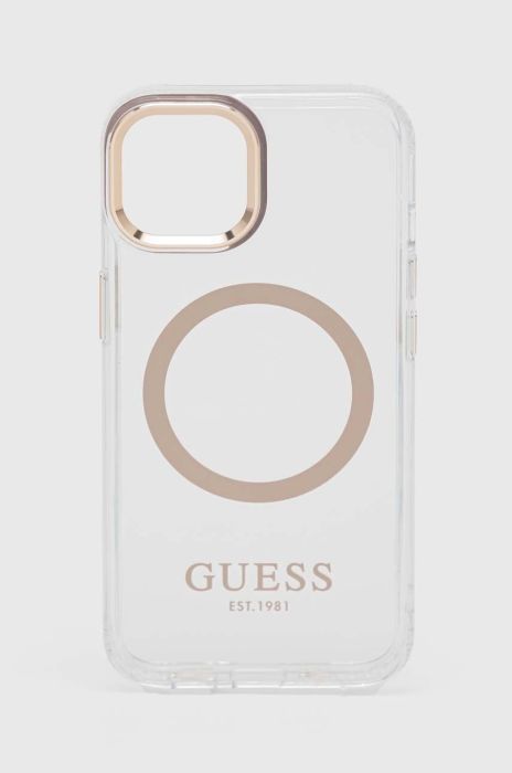 Чохол на телефон Guess iPhone 14 6,1'' колір золотий Чохол на телефон Guess iPhone 14 6,1'' колір золотий