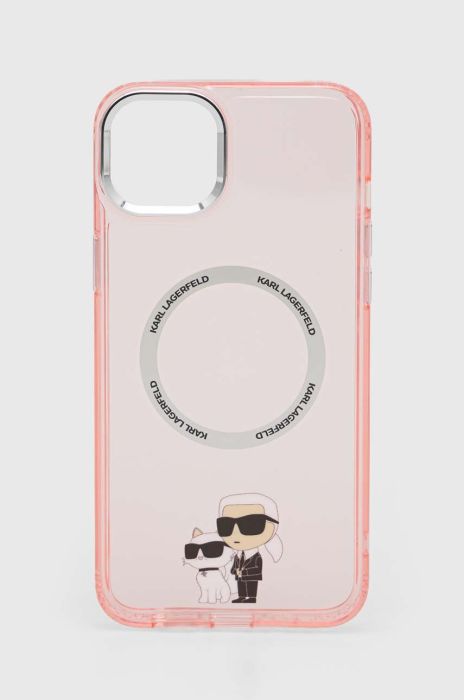 Чохол на телефон Karl Lagerfeld iPhone 14 Plus 6,7'' колір рожевий (3050219) Чохол на телефон Karl Lagerfeld iPhone 14 Plus 6,7'' колір рожевий (3050219)